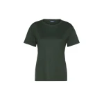 Max Mara Segale Cotton and Modal Jersey T-Shirt in Dark Green | T-shirts | Luxury Shoes 