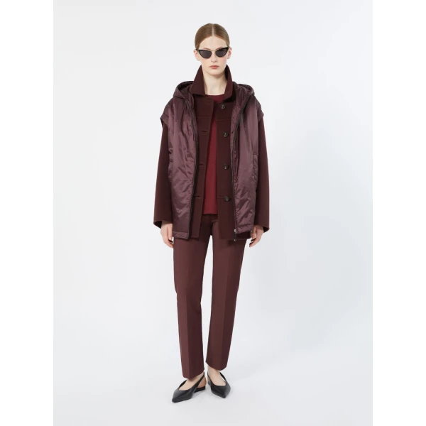 Max Mara Segale Cotton and Modal Jersey T-Shirt in Dark Red | T-shirts | Luxury Shoes 