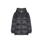 Max Mara Seia Roomy Water-Repellent Puffer Jacket in Black | Jackets | Luxury Shoes 