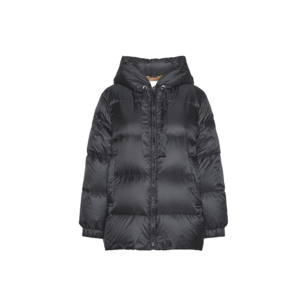 Max Mara Seia Roomy Water-Repellent Puffer Jacket in Black | Jackets | Luxury Shoes 