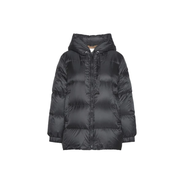 Max Mara Seia Roomy Water-Repellent Puffer Jacket in Black | Jackets | Luxury Shoes 