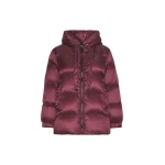Max Mara Seia Roomy Water-Repellent Puffer Jacket in Bordeaux | Jackets | Luxury Shoes 