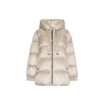 Max Mara Seia Roomy Water-Repellent Puffer Jacket in Natural | Jackets | Luxury Shoes 