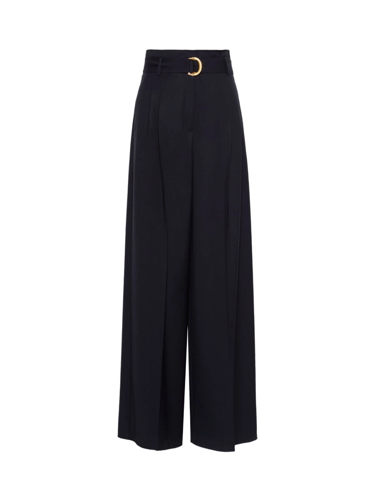 Max Mara Serio High-Waisted Woollen Cloth Trousers in Navy Max Mara Serio High-Waisted Woollen Cloth Trousers in Navy | Wide leg pants | Luxury Shoes