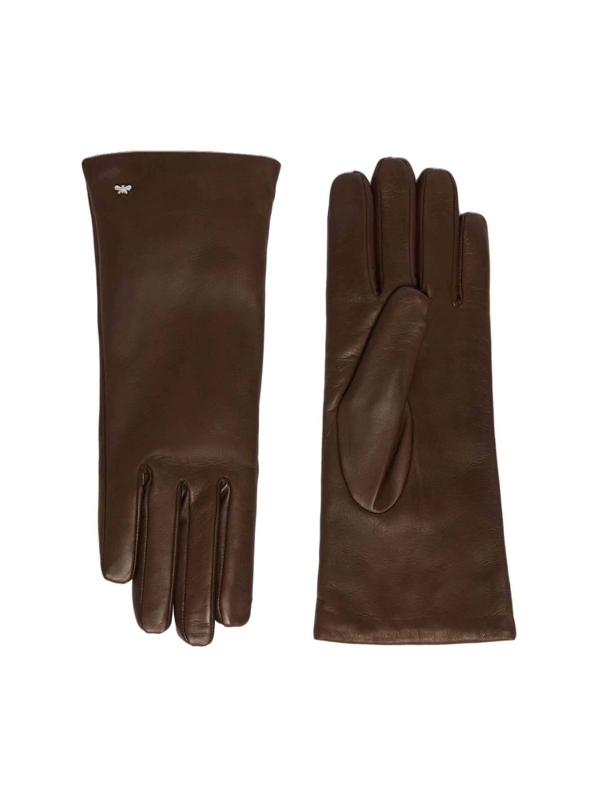 Max Mara Short Nappa Leather Gloves in Dark Brown Max Mara Short Nappa Leather Gloves in Dark Brown | Gloves | Luxury Shoes