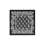 Max Mara Siam Printed Silk Twill Scarf in Midnight Blue | Scarves | Luxury Shoes 