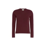 Max Mara Sicilia Silk and Wool Jumper in Bordeaux | Sweaters | Luxury Shoes 
