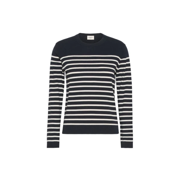 Max Mara Sicilia Silk and Wool Jumper in Navy | Sweaters | Luxury Shoes 