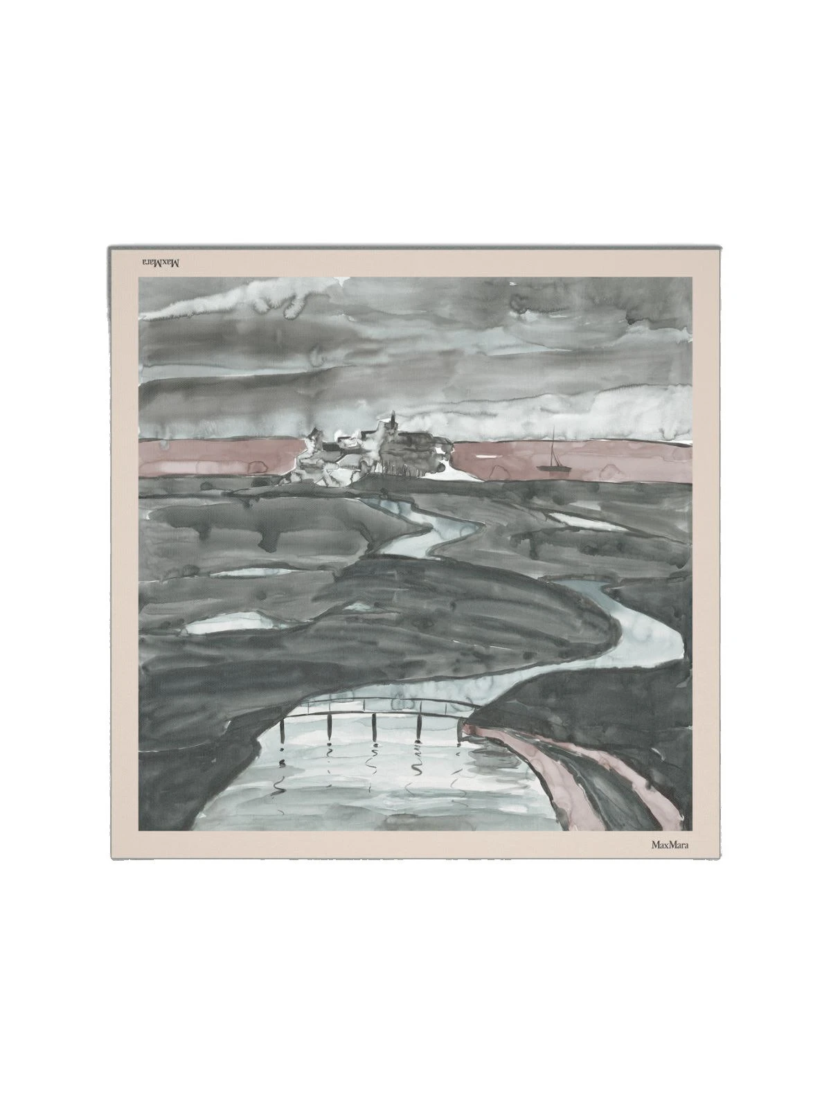 Max Mara Silk Twill Foulard in Beige Max Mara Silk Twill Foulard in Beige | Scarves | Luxury Shoes