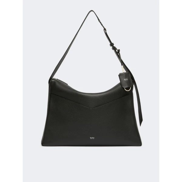 Max Mara Skipperl Large Leather Handbag in Black | Totes & Top-Handle Bags | Luxury Shoes 