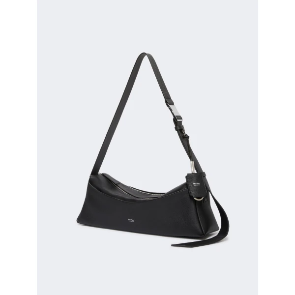 Max Mara Skippers Small Leather Shoulder Bag in Black | Shoulder & Crossbody Bags | Luxury Shoes 