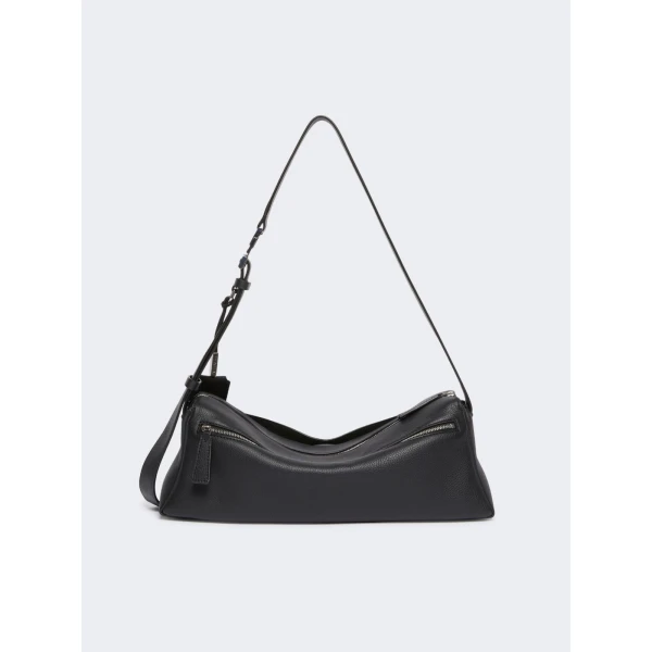 Max Mara Skippers Small Leather Shoulder Bag in Black | Shoulder & Crossbody Bags | Luxury Shoes 