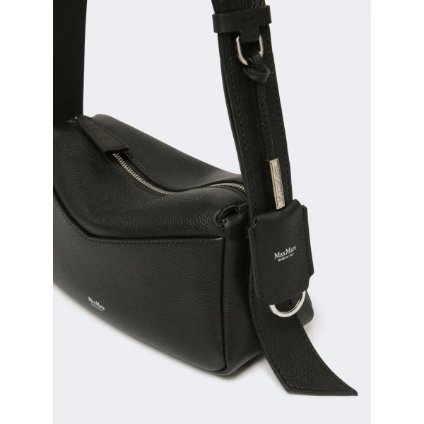Max Mara Skipperxs Micro Leather Handbag in Black | Mini Bags | Luxury Shoes 