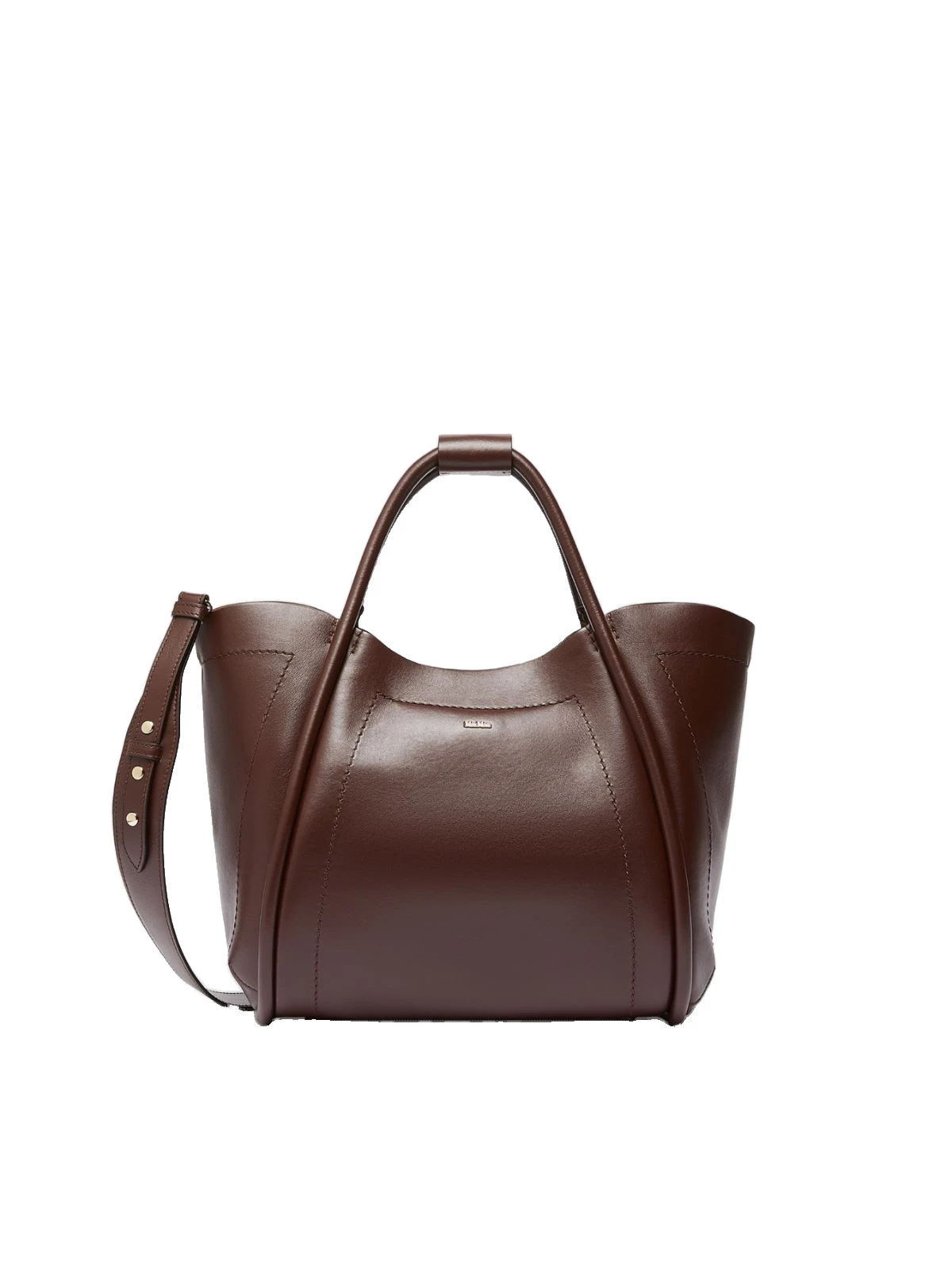 Max Mara Small Leather Marine Bag in Brown Max Mara Small Leather Marine Bag in Brown | Totes & Top-Handle Bags | Luxury Shoes