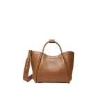 Max Mara Small Leather Marine Bag in Brown Bronze | Totes & Top-Handle Bags | Luxury Shoes 