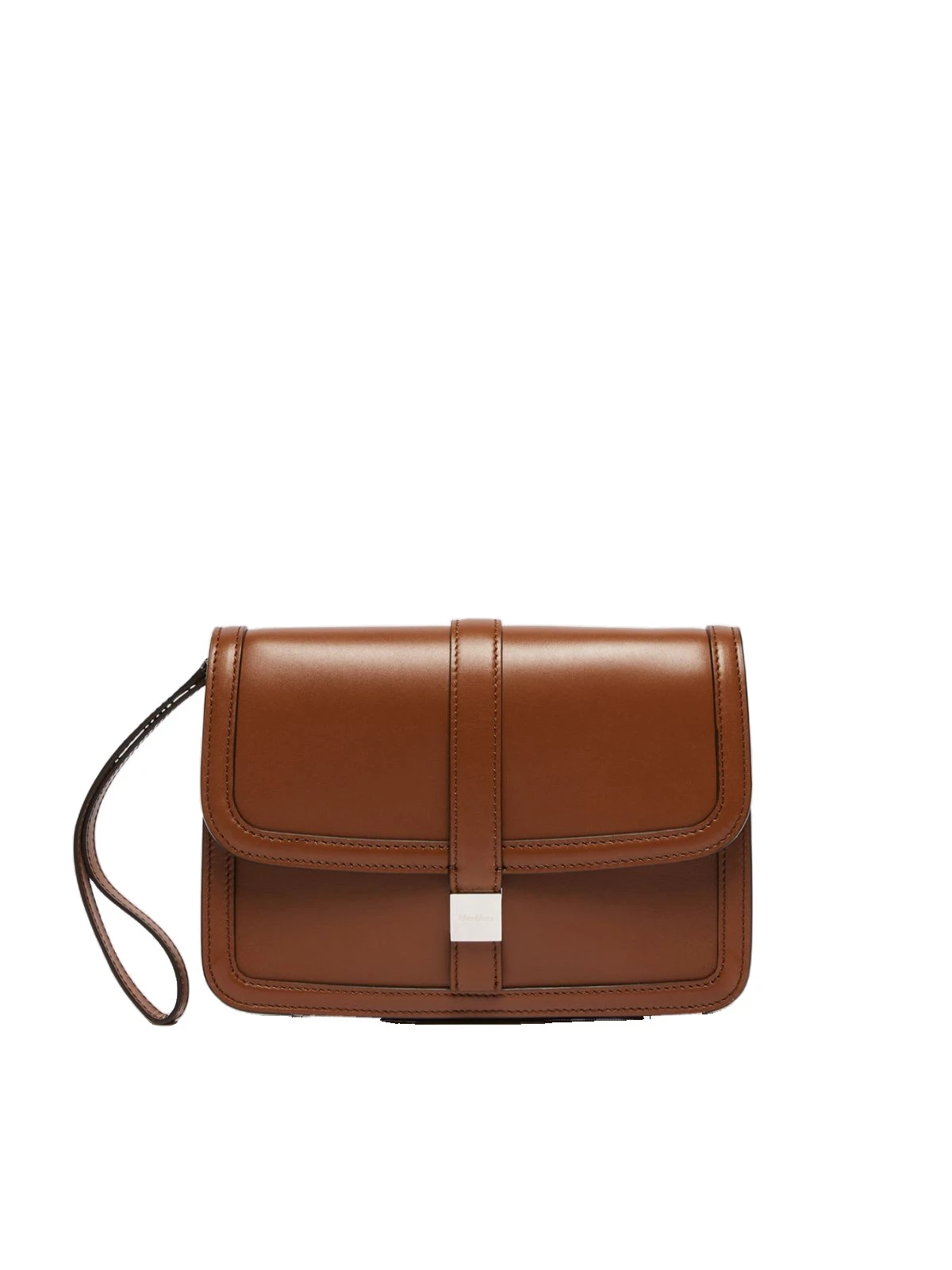 Max Mara Smooth Leather Clutch in Tobacco Max Mara Smooth Leather Clutch in Tobacco | Clutch Bags | Luxury Shoes