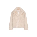 Max Mara Soft Textured Short Coat in Powder Pink | Coats | Luxury Shoes 