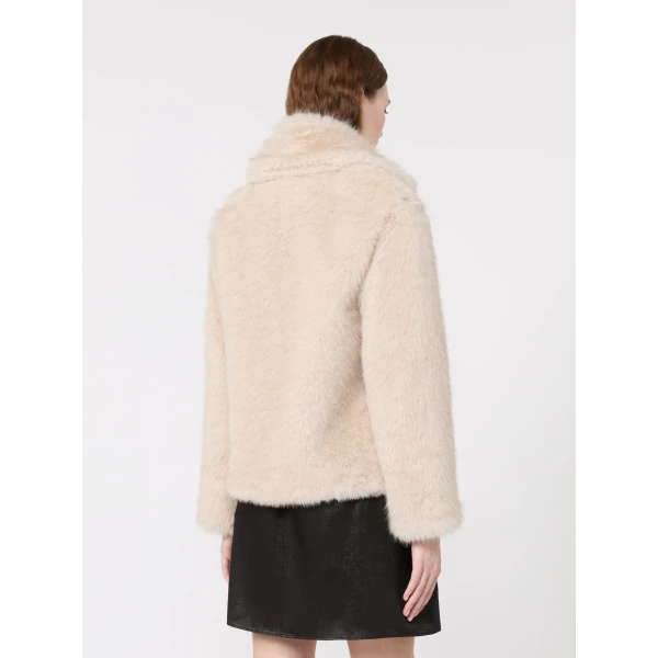 Max Mara Soft Textured Short Coat in Powder Pink | Coats | Luxury Shoes 