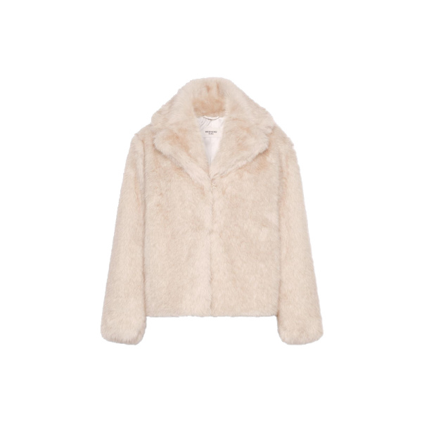Max Mara Soft Textured Short Coat in Powder Pink | Coats | Luxury Shoes 