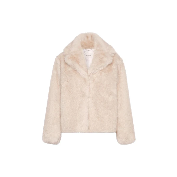 Max Mara Soft Textured Short Coat in Powder Pink | Coats | Luxury Shoes 