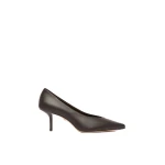 Max Mara Softpump Nappa Leather Court Shoes in Chocolate | Heels | Luxury Shoes 
