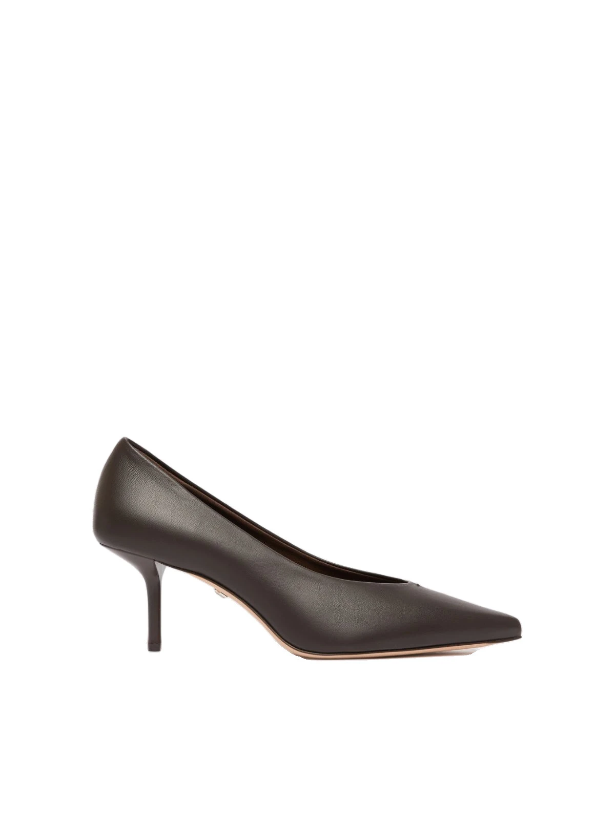 Max Mara Softpump Nappa Leather Court Shoes in Chocolate Max Mara Softpump Nappa Leather Court Shoes in Chocolate | Heels | Luxury Shoes