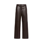 Max Mara Sospiro Coated Jersey Trousers in Brown | Tailored pants | Luxury Shoes 