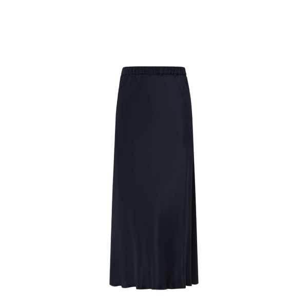 Max Mara Sospiro Long Silk Crepe de Chine Skirt in Ultramarine | Maxi Skirts | Luxury Shoes 