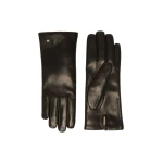 Max Mara Spalato Nappa Leather Gloves in Black | Women | Luxury Shoes 