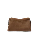 Max Mara Split Calfskin Crossbody Bag in Hazelnut Brown | Shoulder & Crossbody Bags | Luxury Shoes 