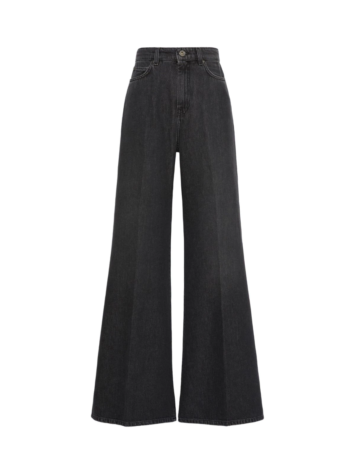 Max Mara Sport Cotton Denim Palazzo Jeans in Black Max Mara Sport Cotton Denim Palazzo Jeans in Black | Denim | Luxury Shoes