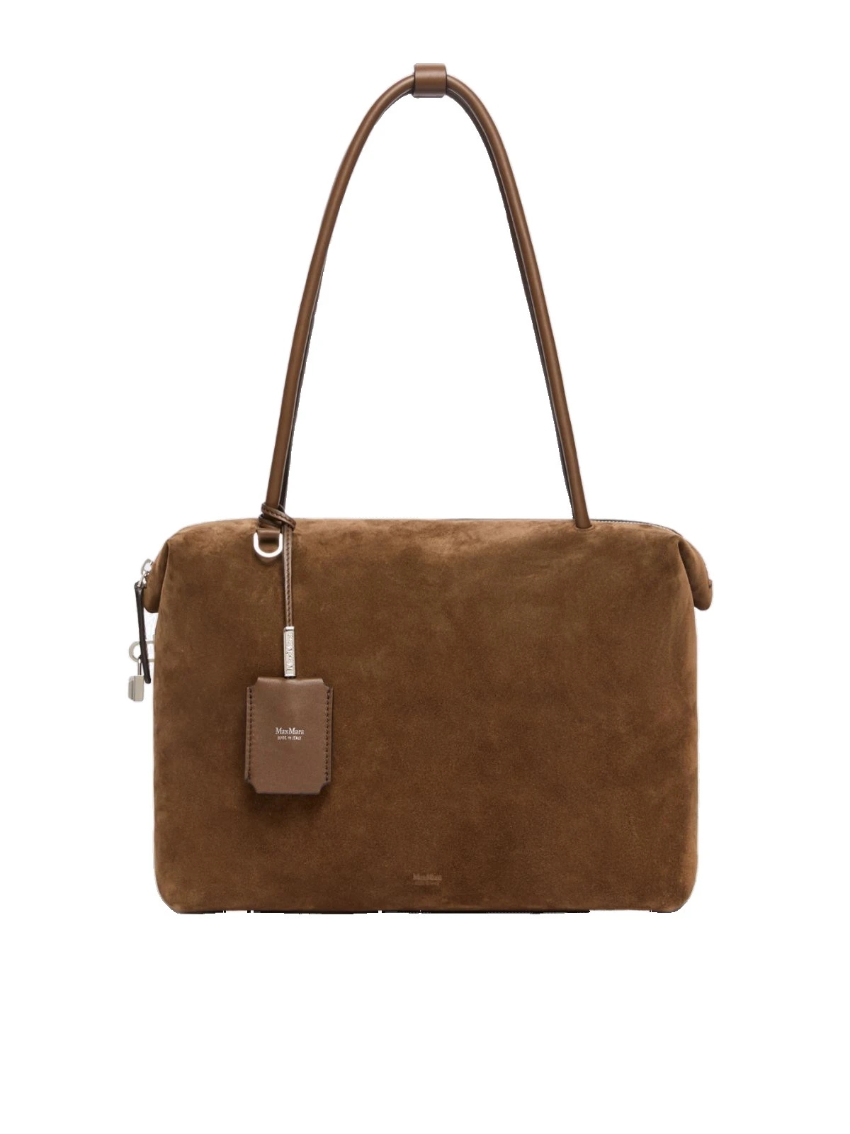 Max Mara Square Split Leather Boston Bag in Cocoa Max Mara Square Split Leather Boston Bag in Cocoa | Totes & Top-Handle Bags | Luxury Shoes