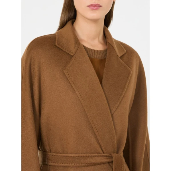 Max Mara Strenna Long Cashmere Coat in Camel | Wool Coat | Luxury Shoes 