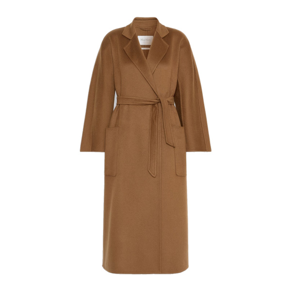 Max Mara Strenna Long Cashmere Coat in Camel | Wool Coat | Luxury Shoes 
