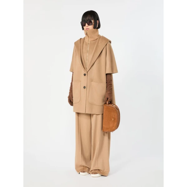 Max Mara Suede and Leather Handbag in Amber Brown | Totes & Top-Handle Bags | Luxury Shoes 