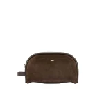 Max Mara Suede and Leather Handbag in Dark Brown | Totes & Top-Handle Bags | Luxury Shoes 