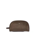 Max Mara Suede and Leather Handbag in Dark Grey | Totes & Top-Handle Bags | Luxury Shoes 