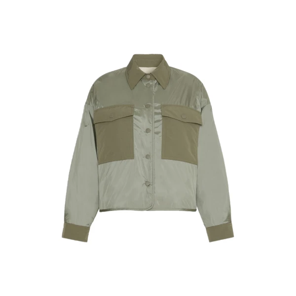 Max Mara Sughero Reversible Water-Repellent Padded Jacket in Khaki | Jackets | Luxury Shoes 