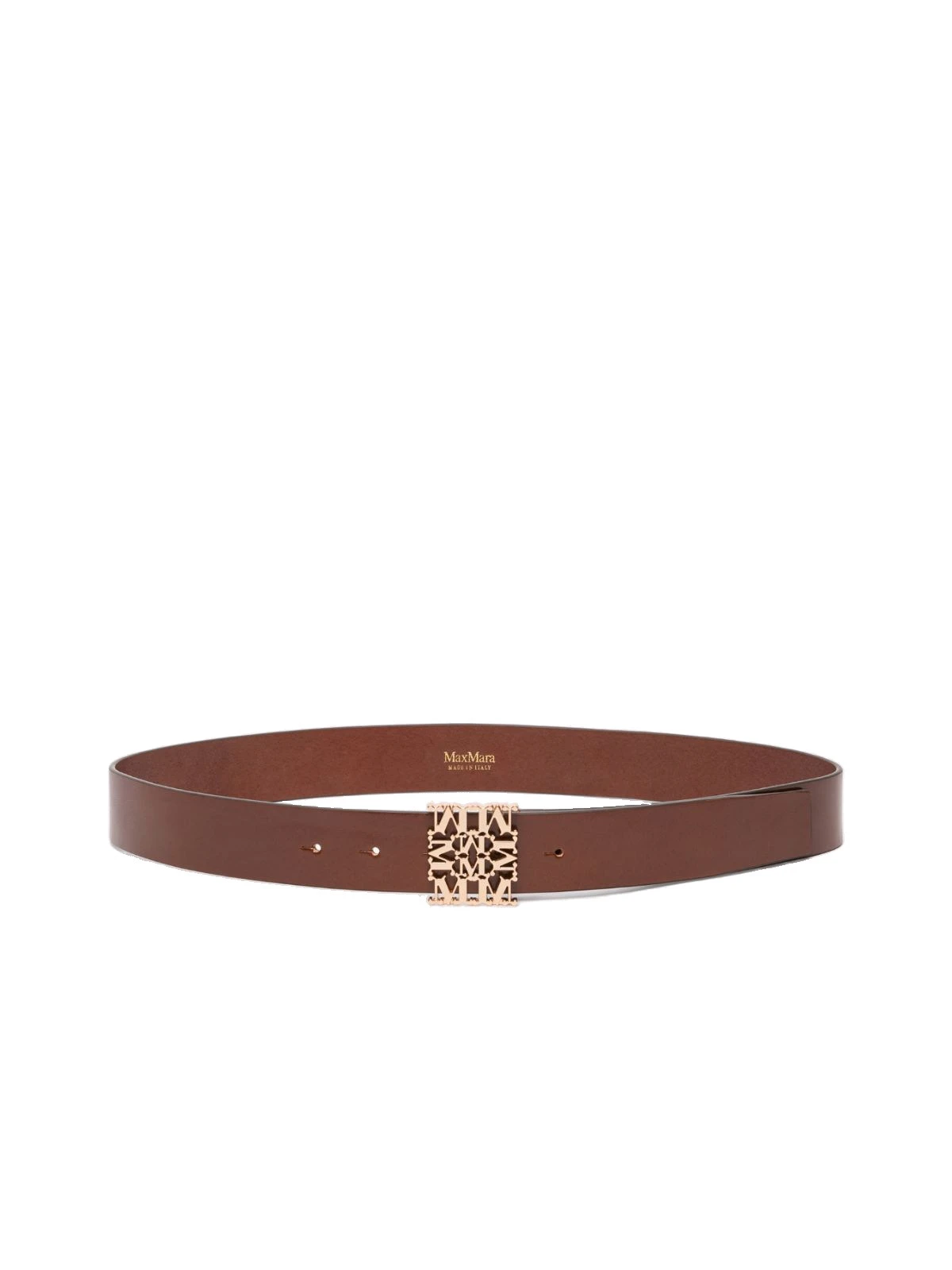 Max Mara Sumero Jewelled Buckle Leather Belt in Amber Brown Max Mara Sumero Jewelled Buckle Leather Belt in Amber Brown | Belts | Luxury Shoes