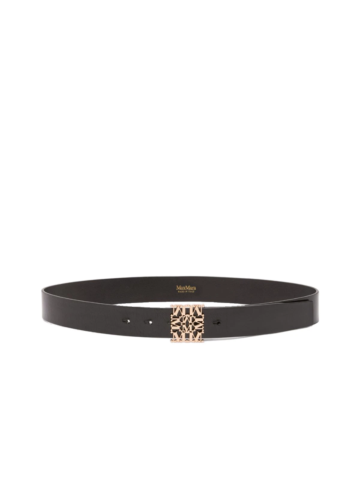 Max Mara Sumero Jewelled Buckle Leather Belt in Black Max Mara Sumero Jewelled Buckle Leather Belt in Black | Belts | Luxury Shoes