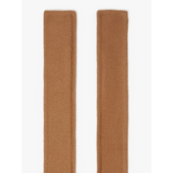 Max Mara Sun Wool Self-Tie Belt in Brown Bronze | Belts | Luxury Shoes 
