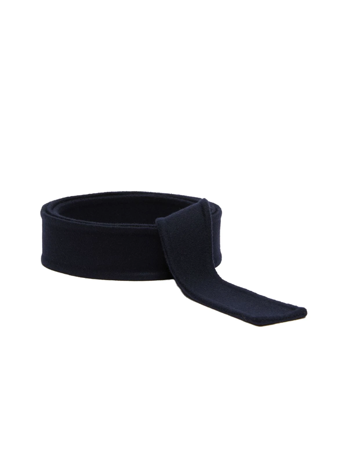 Max Mara Sun Wool Self-Tie Belt in Midnight Blue Max Mara Sun Wool Self-Tie Belt in Midnight Blue | Belts | Luxury Shoes