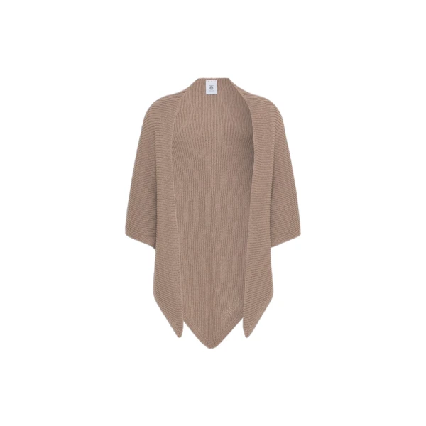 Max Mara Supremo Oversized Wool Shawl in Tobacco | Scarves | Luxury Shoes 