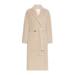 Max Mara Tabarin Double-Breasted Alpaca and Wool Coat in Albino White | Wool Coat | Luxury Shoes 