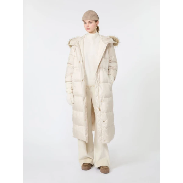 Max Mara Tania Cotton Corduroy Wide-Leg Trousers in Ivory | Wide leg pants | Luxury Shoes 