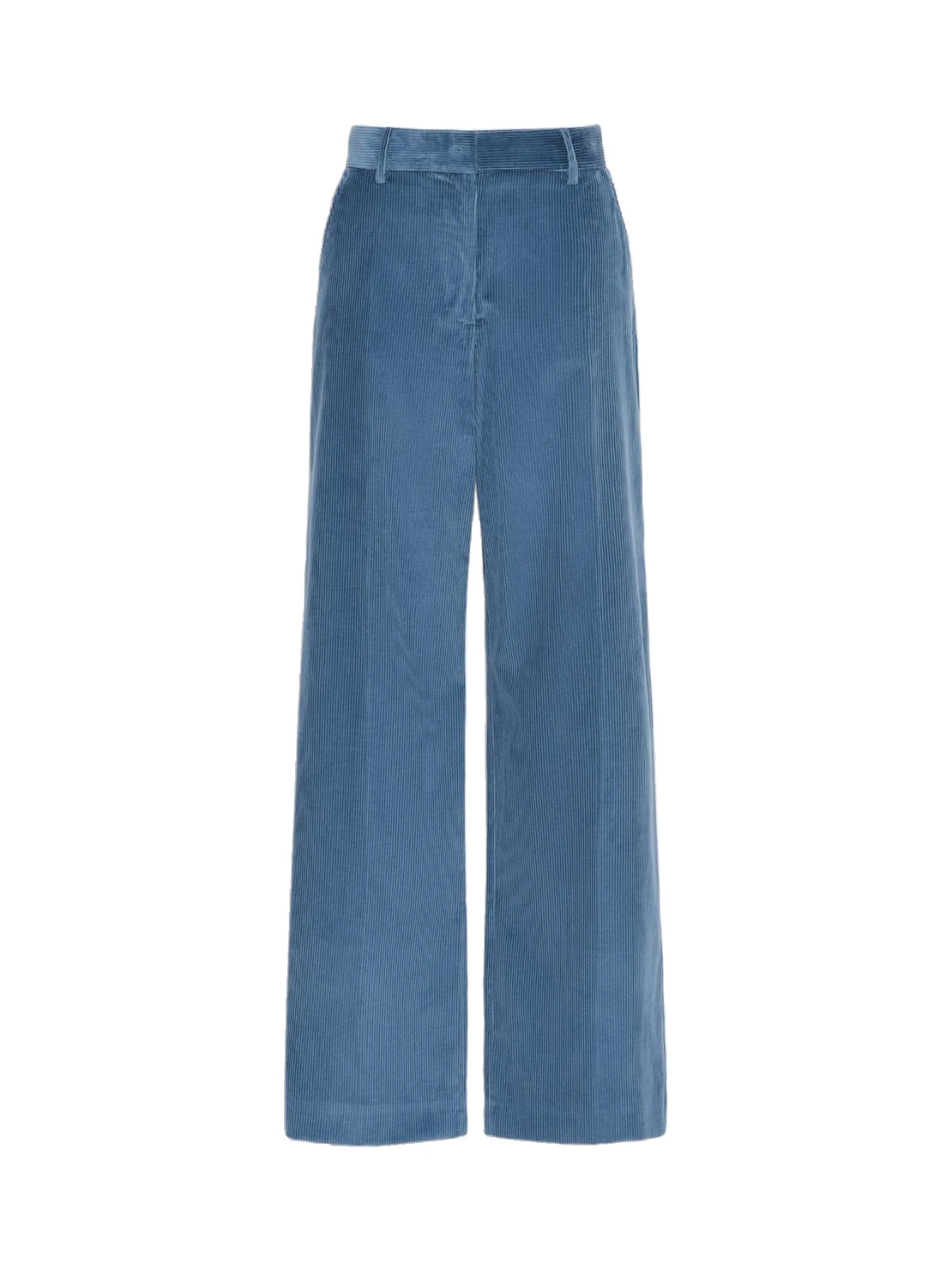 Max Mara Tania Cotton Corduroy Wide-Leg Trousers in Light Blue Max Mara Tania Cotton Corduroy Wide-Leg Trousers in Light Blue | Wide leg pants | Luxury Shoes
