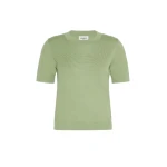 Max Mara Tapioca Wool Silk and Cashmere Jumper in Green | Sweaters | Luxury Shoes 