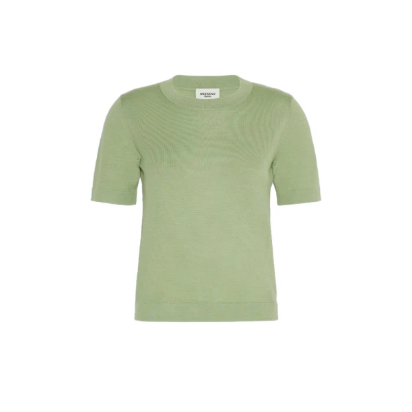 Max Mara Tapioca Wool Silk and Cashmere Jumper in Green | Sweaters | Luxury Shoes 