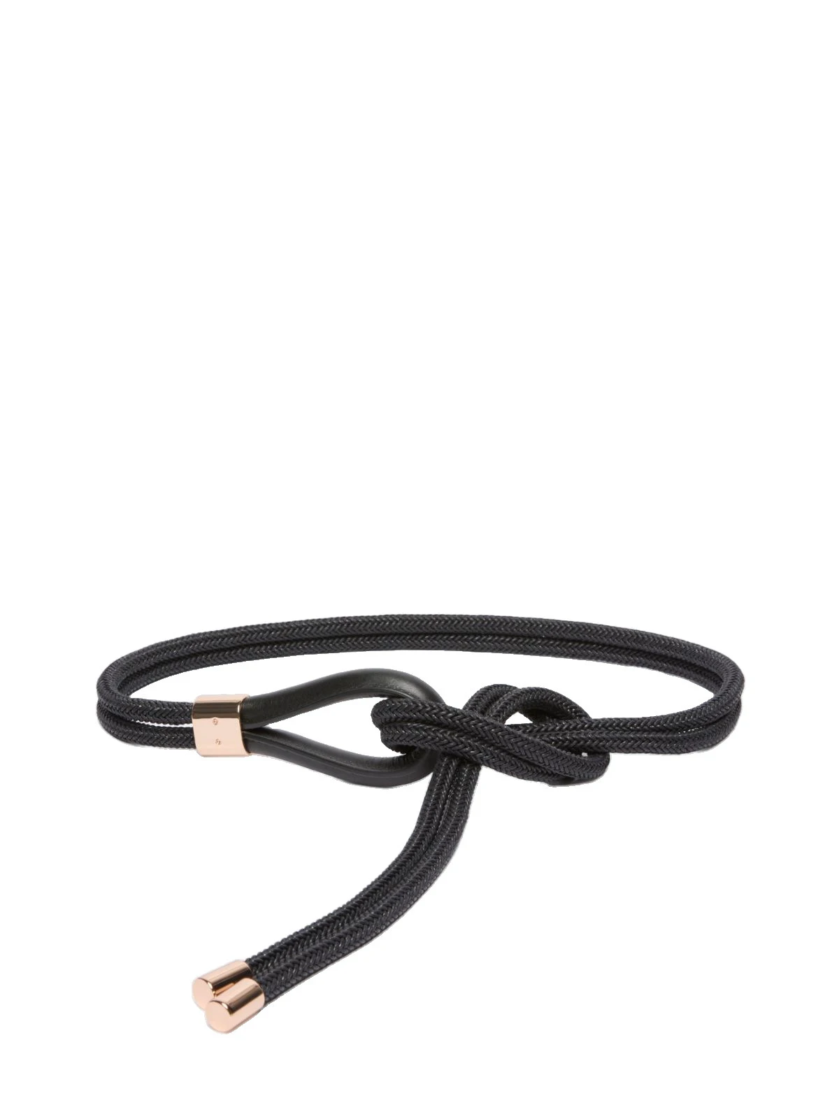 Max Mara Targa Waxed Cotton Belt in Black Max Mara Targa Waxed Cotton Belt in Black | Belts | Luxury Shoes