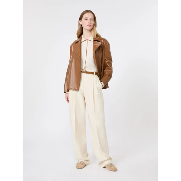 Max Mara Targa Wool and Silk Cardigan in White | Cardigan | Luxury Shoes 